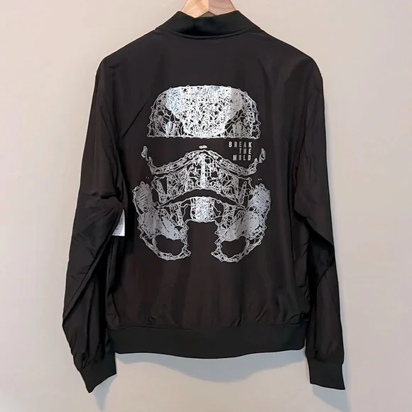 NWT Disney Star Wars Stormtrooper lightweight bomber style jacket. - Picture 11 of 13